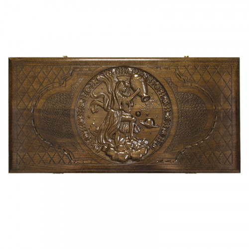 Нарды резные "Зодиак Водолей" Нарды резные "Зодиак Водолей"